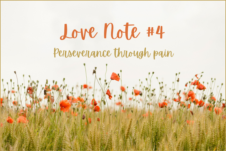 Love Note #4: Perseverance through pain